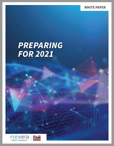 Image of front page of Flexera White Paper report