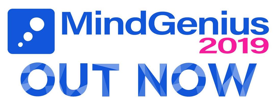 MIndGenius 2019 Out Now logo