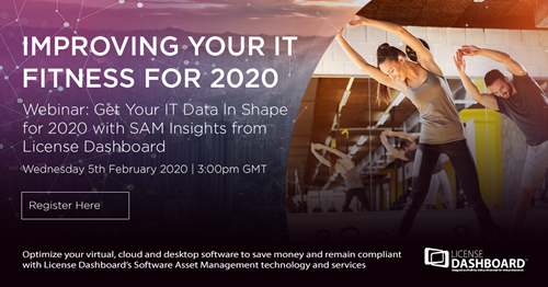 License Dashboard webinar banner
