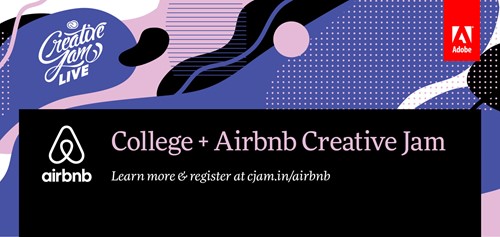Adobe and Airbnb Creative Jam banner
