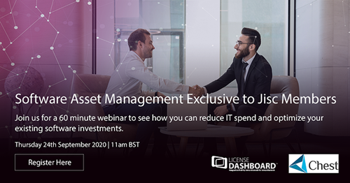 License Dashboard Software Asset Management Webinar